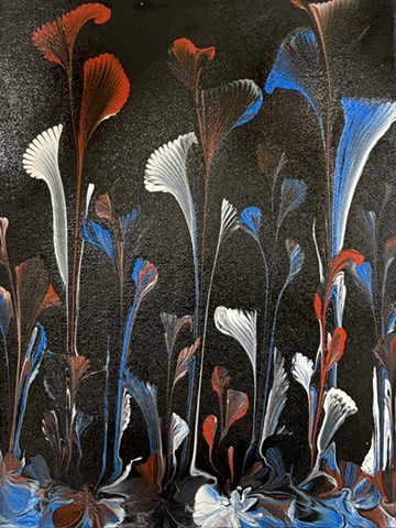 Black, Red, White, Blue