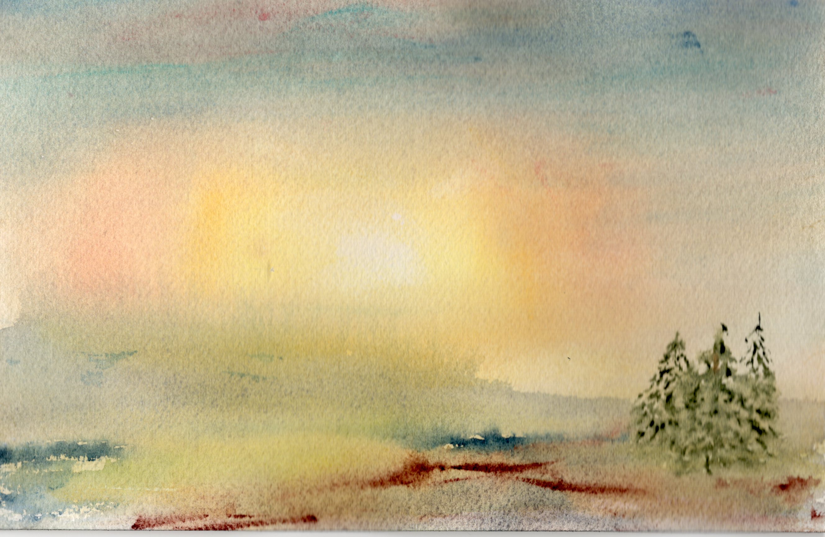 color, art, sun
